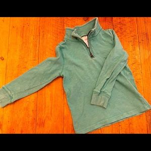 J. Crew/crewcuts half zip cotton popover